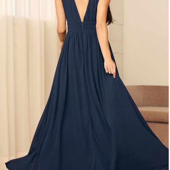 Heavenly Hues Black Maxi Dress - Picture 3 of 4